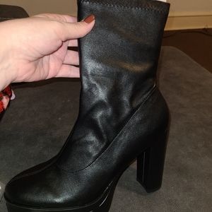 Shein Size 11 Women's Black Platform Boots